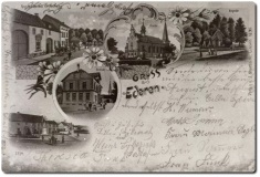 Grußkarte 1898